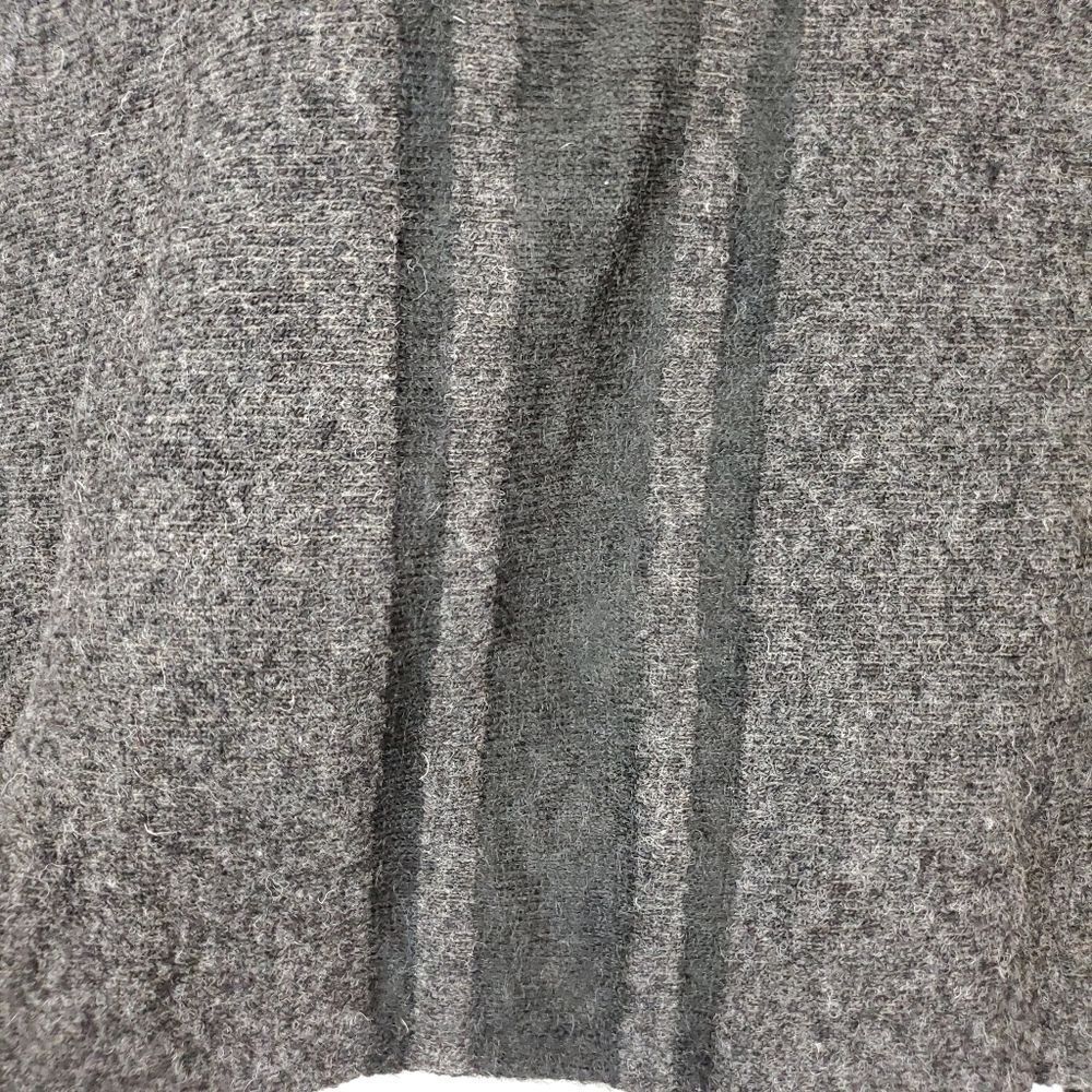 Banana republic southwestern Wool Boho Waterfall Gray black striped Navajo - Picture 4 of 9